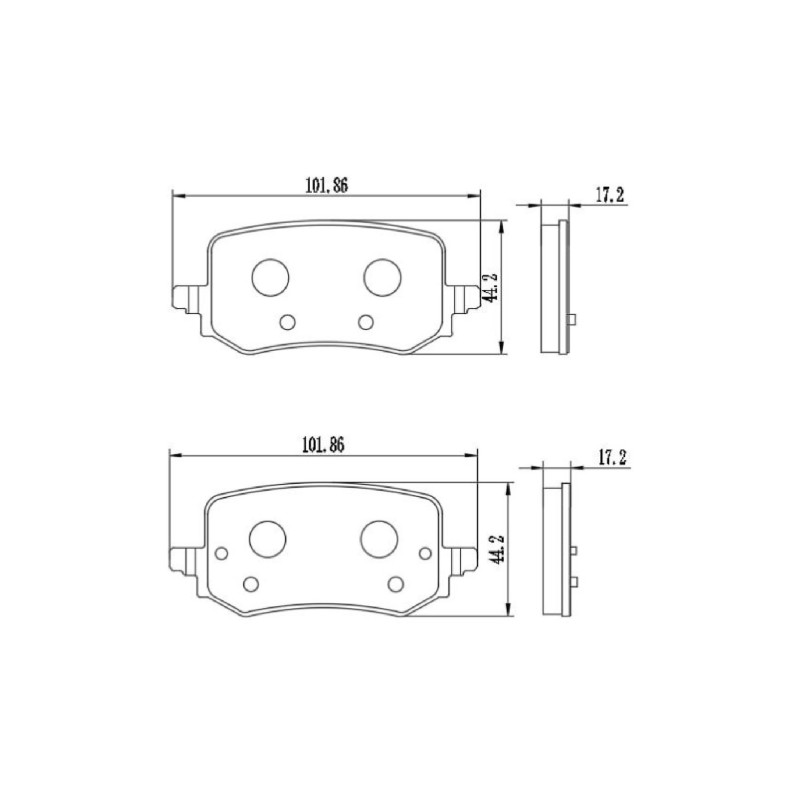 FREN BALATA ARKA TUCSON 20- SPORTAGE 20-