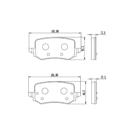 FREN BALATA ARKA TUCSON 20- SPORTAGE 20-