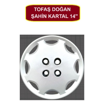 JANT KAPAK 14 TAKIM 4 ADET TOFAŞ DOĞAN ŞAHİN KARTAL