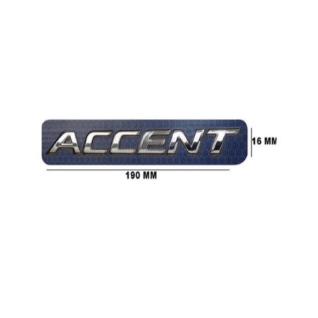 ARKA BAGAJ YAZI ACCENT HYUNDAI ACCENT BLUE 2011-2018 