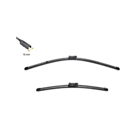 SİLECEK TAKIM ÖN MUZ TİPİ 650-480mm CADDY 17- GOLF VI 08- JETTA 10- PASSAT 08- Q2 16- OCTAVIA 12- CIVIC