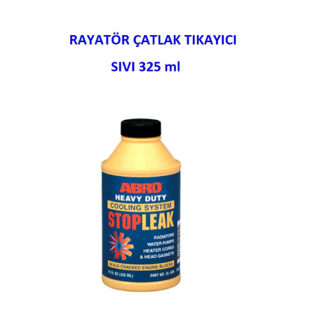RADYATÖR SIVI ÇATLAK TIKAYICI 325ml ARABA MİNİBÜS OTOBÜS KAMYON TRAKTÖR ÜNİVERSAL