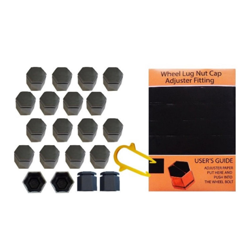 BİJON KAPAĞI 20 ADE TAKIM GRİ RENK Q17mm