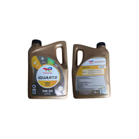 TOTAL MOTOR YAĞI DPF 5W30 4 LİTRE QUARTZ INEO ECS ACEA C2 API A5 B5 PSA CTIROEN TTLQUAR5W30
