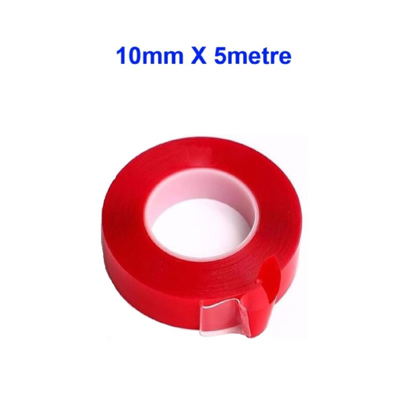 ÇİFT TARAFLI BANT SİLİKONLU 10mm X 5 Metre