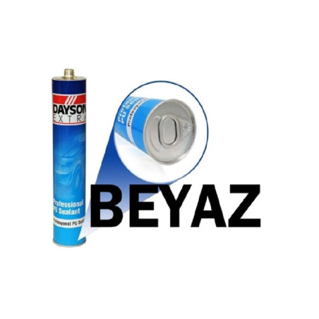 DAYSON BEYAZ SİLİKON MOTORLU ARAÇLAR, DENİZ ARAÇLARI, AHŞAP, CAM, METALİ GRANİT, TAŞ, FİBER V.S. GİBİ YAPIŞMA VE İZALASYON