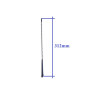 KISA SİYAH ANTEN UZUN TİP 6mm 107 206 207 307 BOXER C1 C2 C3 C4 JUMPER CLIO MEGANE