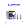 NIKEN 2 ADET TAKIM FAR AMPULÜ 12V H4 60 55W BEYAZ IŞIK AMPUL P43t 5000K