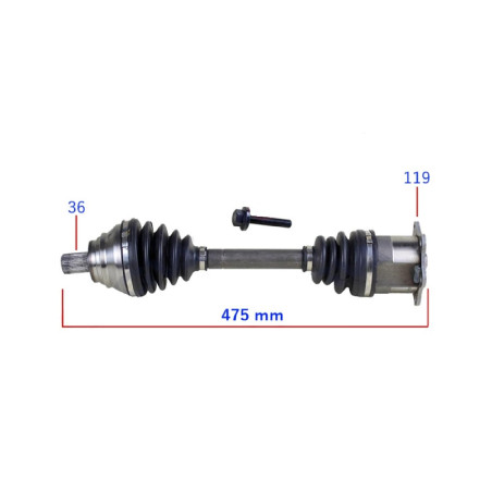 AKS SOL GOLF V JETTA CADDY PASAT BLS BKP BKD BKC 1.9 2.0TDI 04-10