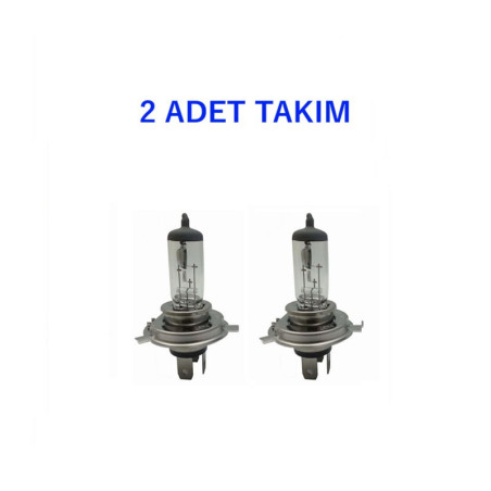FAR AMPÜLÜ 2 ADET TAKIM AH4 12V 60-55W P43T TIRNAKLI HALOGEN