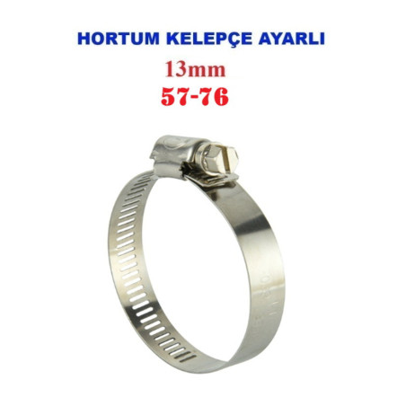 HORTUM KELEPÇE AYARLI 57-76 13mm