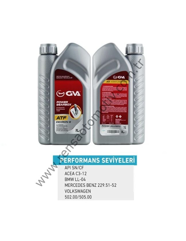 OTOMATİK ŞANZIMAN YAĞI ATF III 1 LT PLATINUM DEXRON III (KIRMIZI)