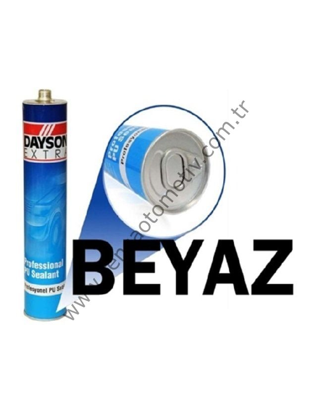 DAYSON BEYAZ SİLİKON MOTROLU ARAÇLAR, DENİZ ARAÇLARI, AHŞAP, CAM, METALİ GRANİT, TAŞ, FİBER V.S. GİBİ YAPIŞMA VE İZALASYON