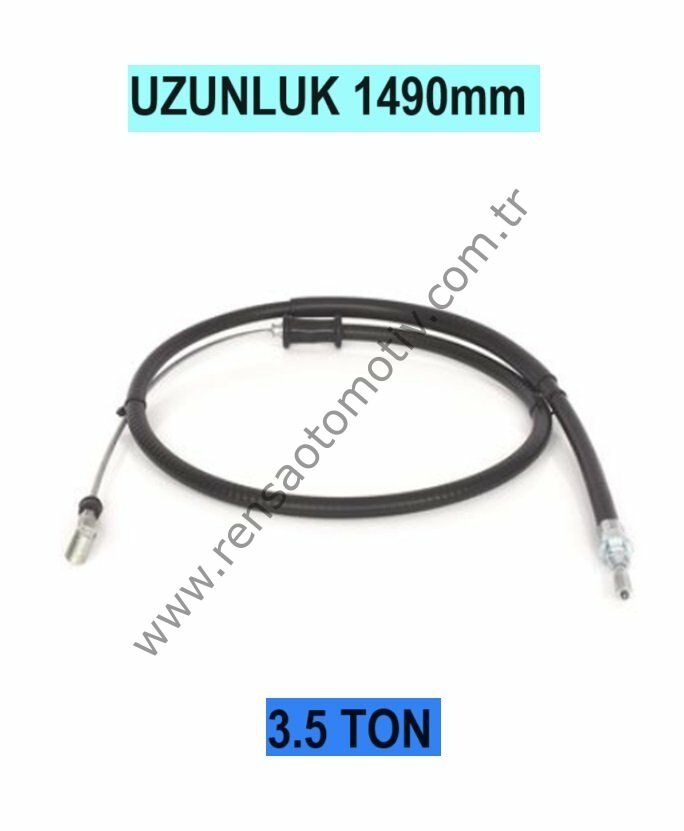 EL FREN TELİ ARKA 3.5 TON UZUNLUK 1490mm FIAT DUCATO 06- PEUGEOT BOXER 06- CITROEN JUMPER 06-