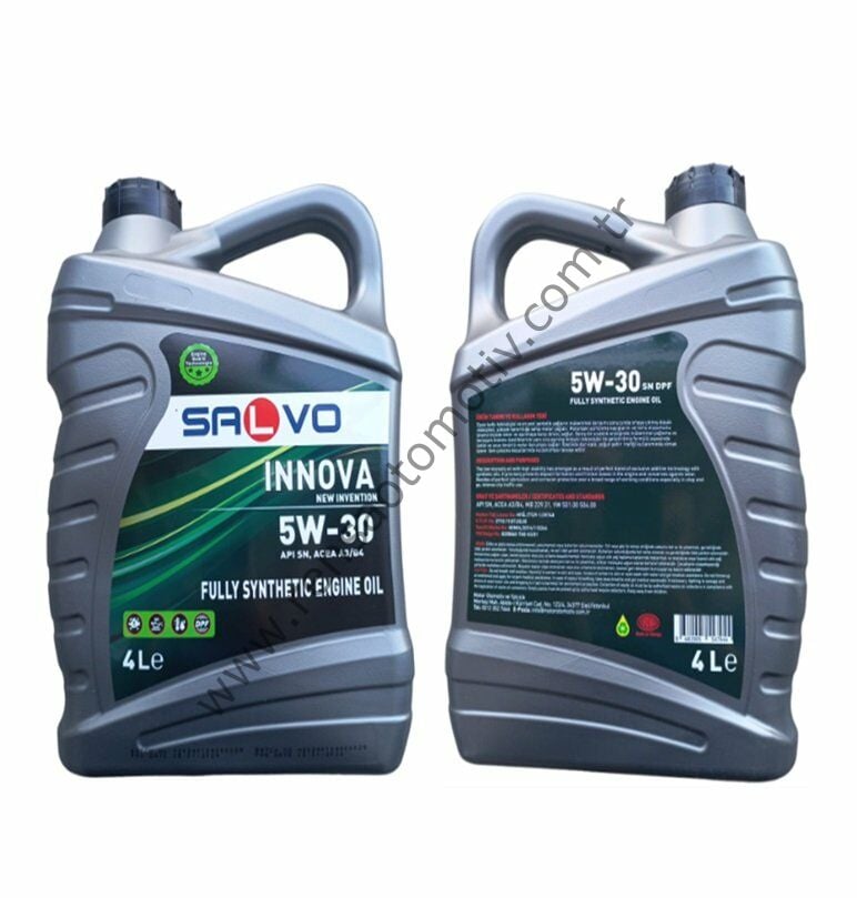 SALVO MOTOR YAĞI 5W30 DPF PARTIKULLU FULL SENTETIC 4 LİTRE
