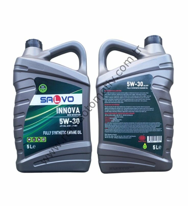 SALVO MOTOR YAĞI 5W30 DPF PARTIKULLU FULL SENTETIC 5 LİTRE