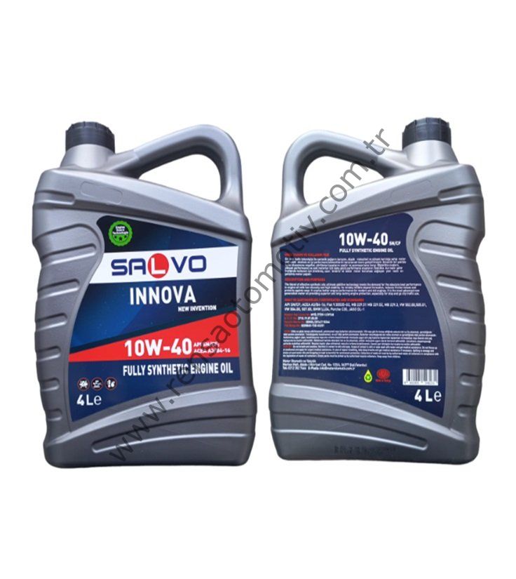 SALVO MOTOR YAĞI 10W40 SENTETIC TECHNOLOGY 4 LİTRE