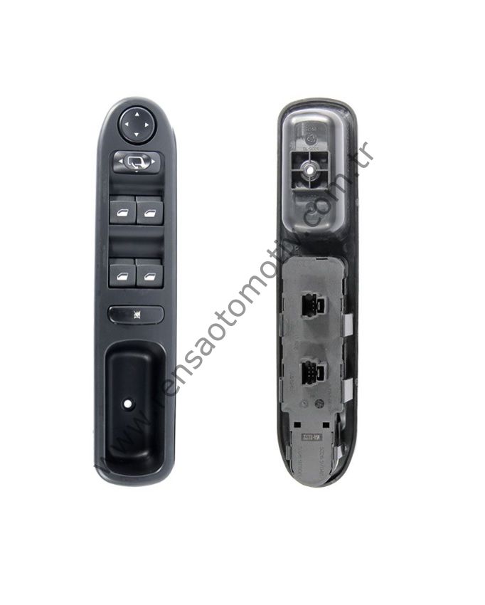CAM AÇMA ANAHTARI SOL DÖRTLÜ ÇERÇEVELİ 9 FİŞ MERKEZİ KİLİT DÜĞMELİ AYNA AYARLI PEUGEOT 307 2000-2007