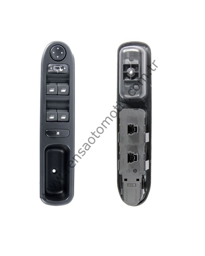 CAM AÇMA ANAHTARI SOL DÖRTLÜ ÇERÇEVELİ 9 FİŞ MERKEZİ KİLİT DÜĞMELİ AYNA AYARLI PEUGEOT 307 2000-2007
