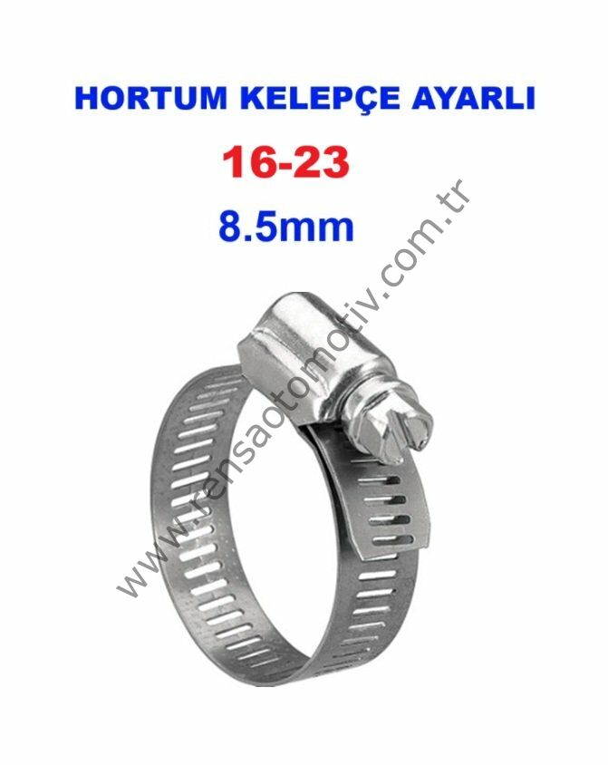 HORTUM KELEPÇE AYARLI 16-23 8.5mm