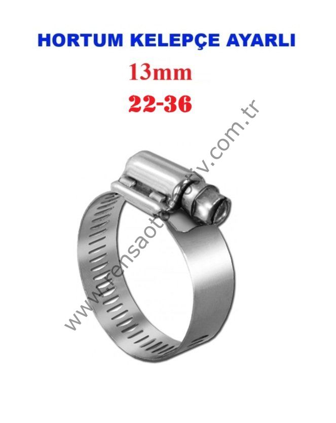 HORTUM KELEPÇE AYARLI 22-36 13mm