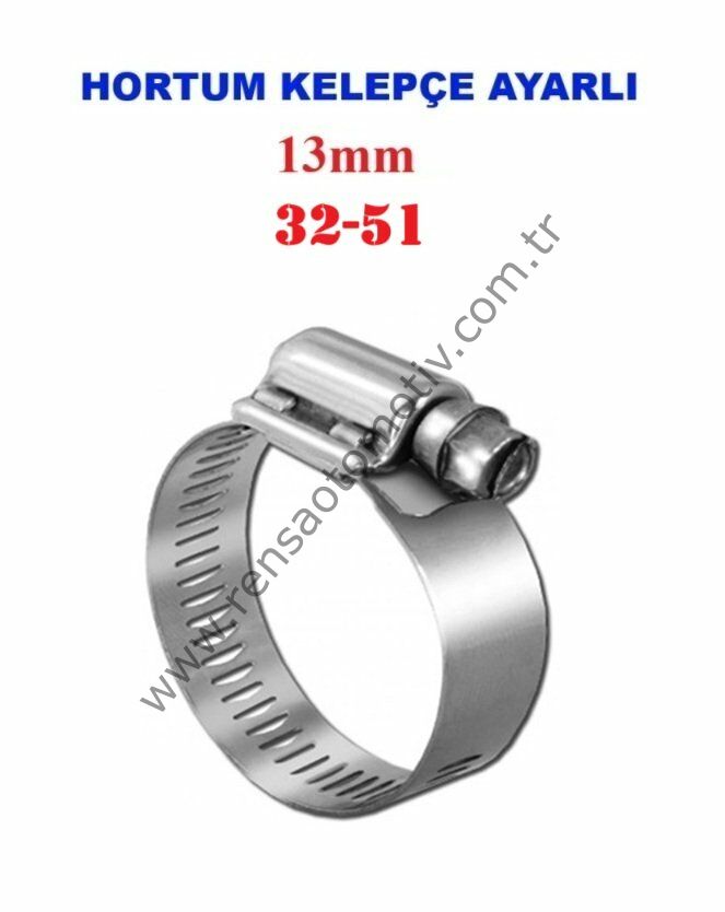 HORTUM KELEPÇE AYARLI 32-51 13mm