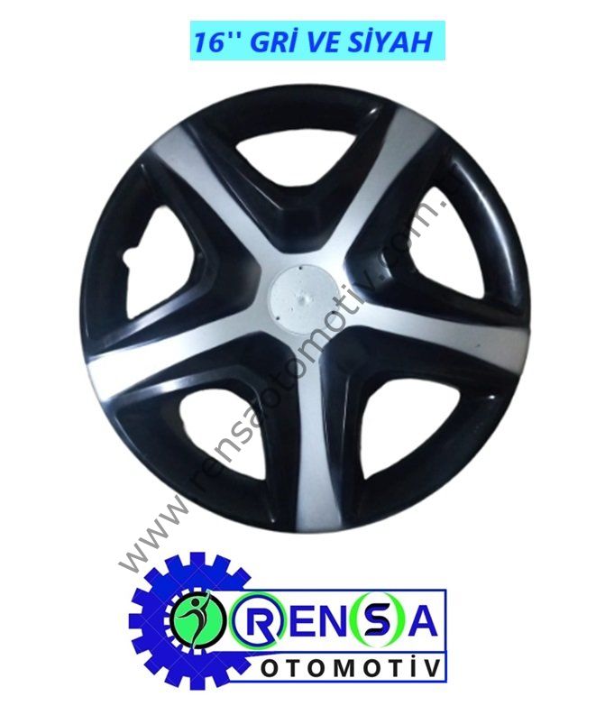 JANT KAPAK GRİ VE SİYAH 16'' inç TAKIM (4 ADET) OPEL CROSLAND