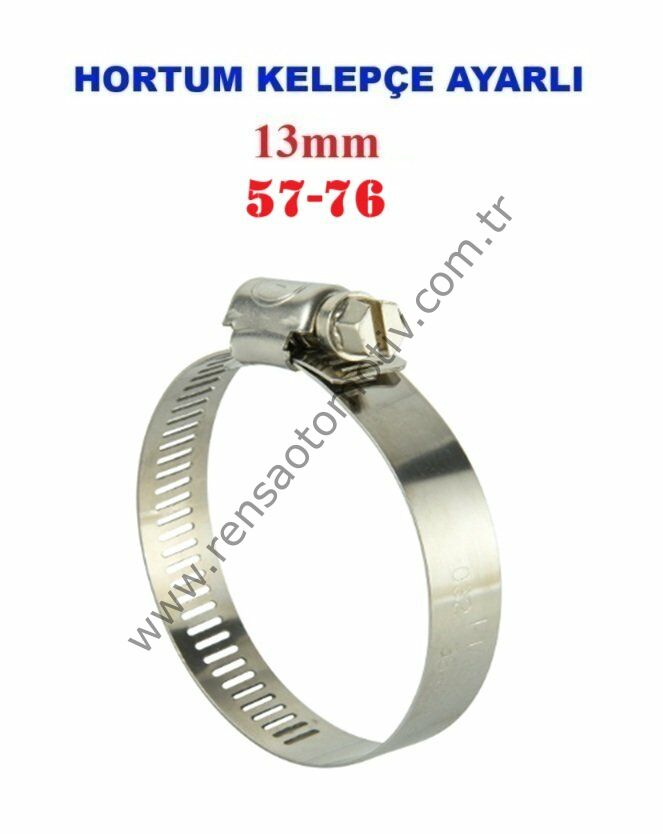 HORTUM KELEPÇE AYARLI 57-76 13mm