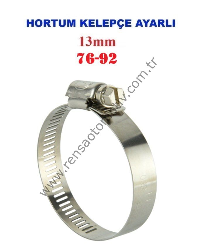 HORTUM KELEPÇE AYARLI 76-92 13mm