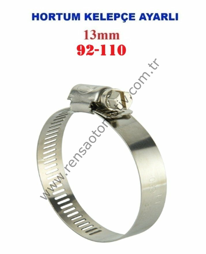 HORTUM KELEPÇE AYARLI 92-110 13mm