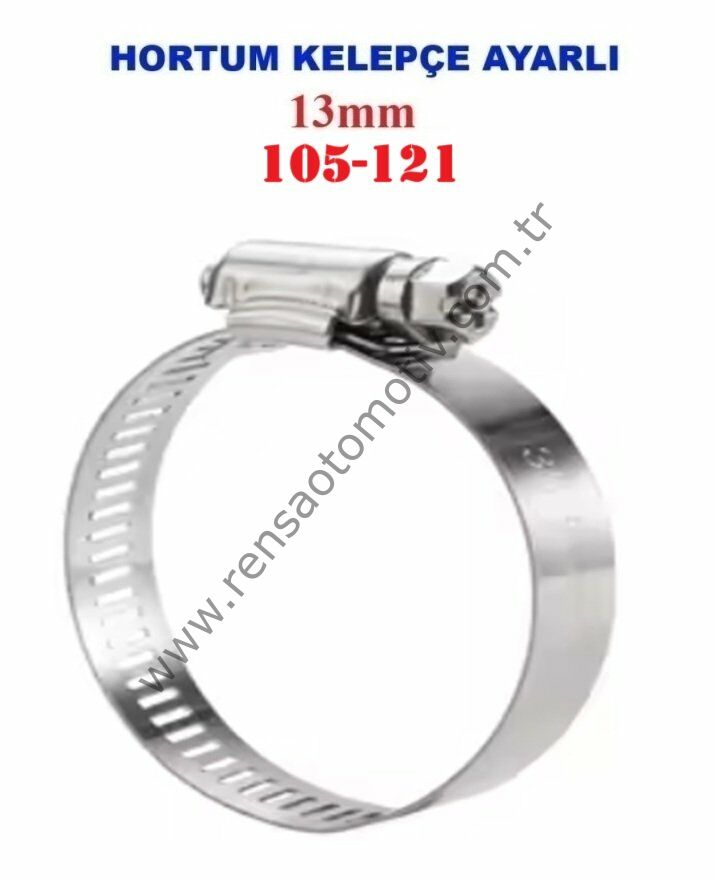 HORTUM KELEPÇE AYARLI 105-121 13mm