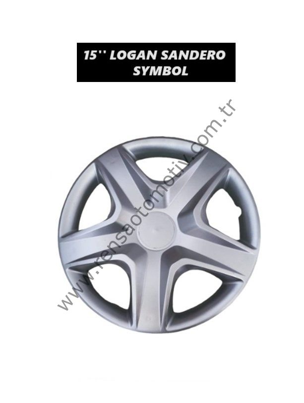 JANT KAPAK 15'' inç TAKIM (4 ADET) DACIA SANDERO 2013- LOGAN 2013- SYMBOL YM
