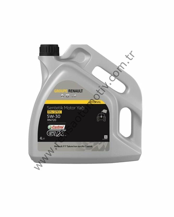 MOTOR YAĞI 5W30 SENTETİK 4 LİTRE RENAULT RN720 ONAYLI B2B230 C4