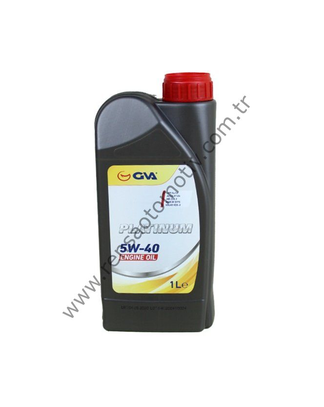 MOTOR YAĞI 5W40 1 LİTRE PLATİNUM TAM SENTETİK API SL/CF