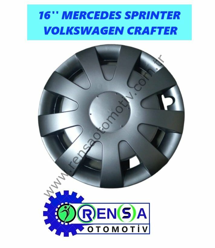 JANT KAPAK 16'' inç TAKIM (4 ADET) MERCEDES SPRINTER VOLSKWAGEN CRAFTER