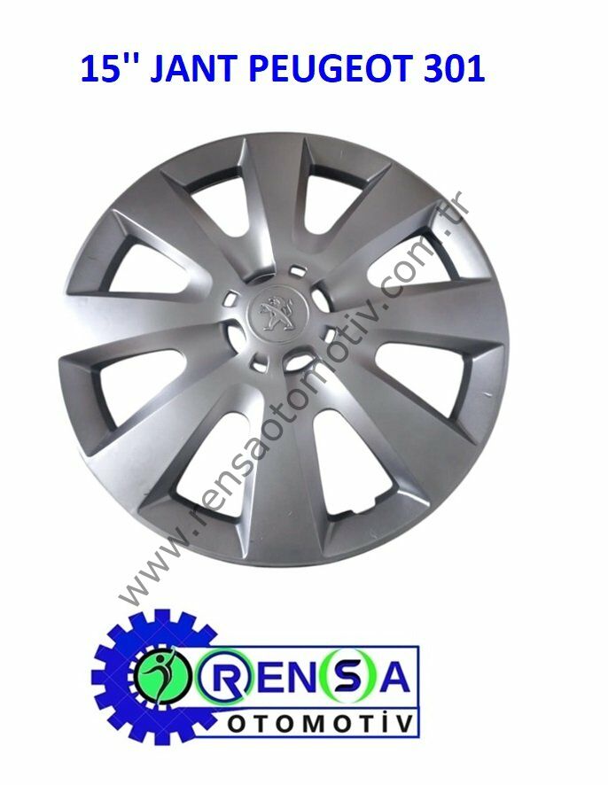 JANT KAPAK 15'' inç TAKIM (4 ADET) PEUGEOT 301