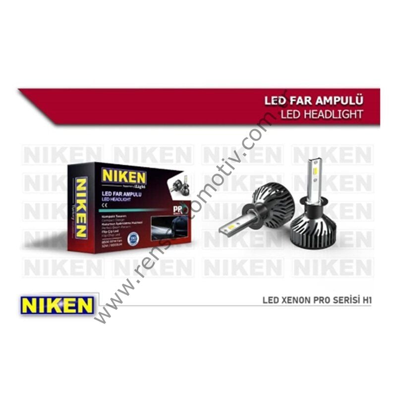 2 ADET TAKIM AMPÜL LED XENON PRO SERISI H1