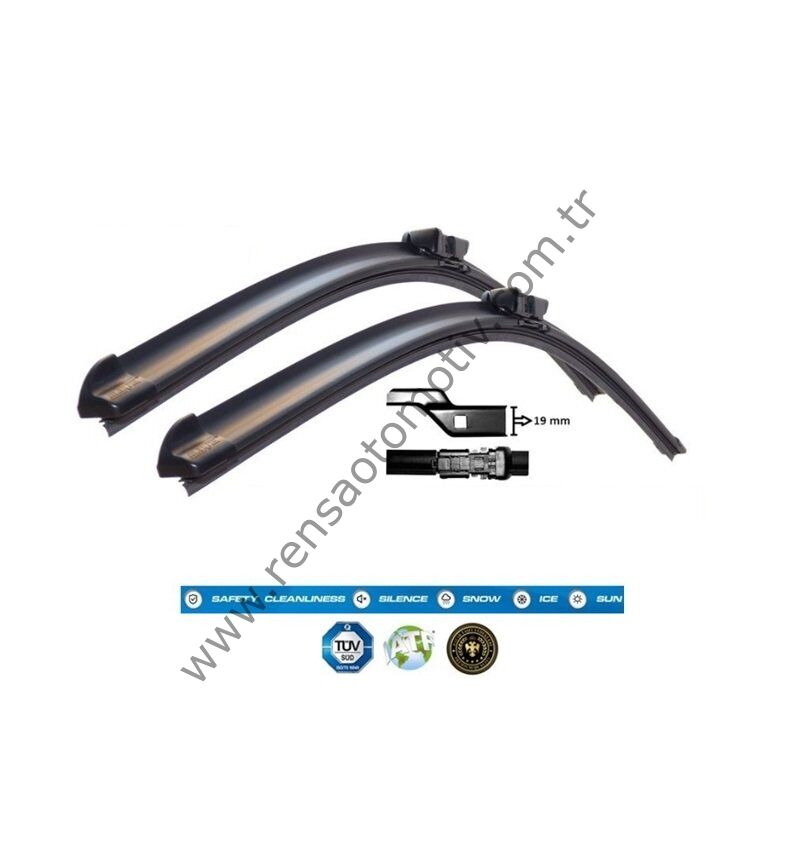 SİLECEK TAKIM ÖN MUZ TİPİ 27''+25'' 675mm-625mm ASTRA J 09- ASTRA K 15- CASCADA 13-