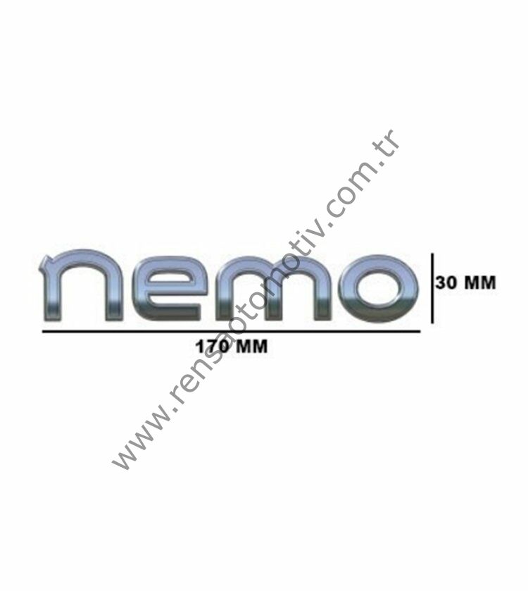 ARKA BAGAJ YAZI CITROEN NEMO (NİKEL) ''nemo''