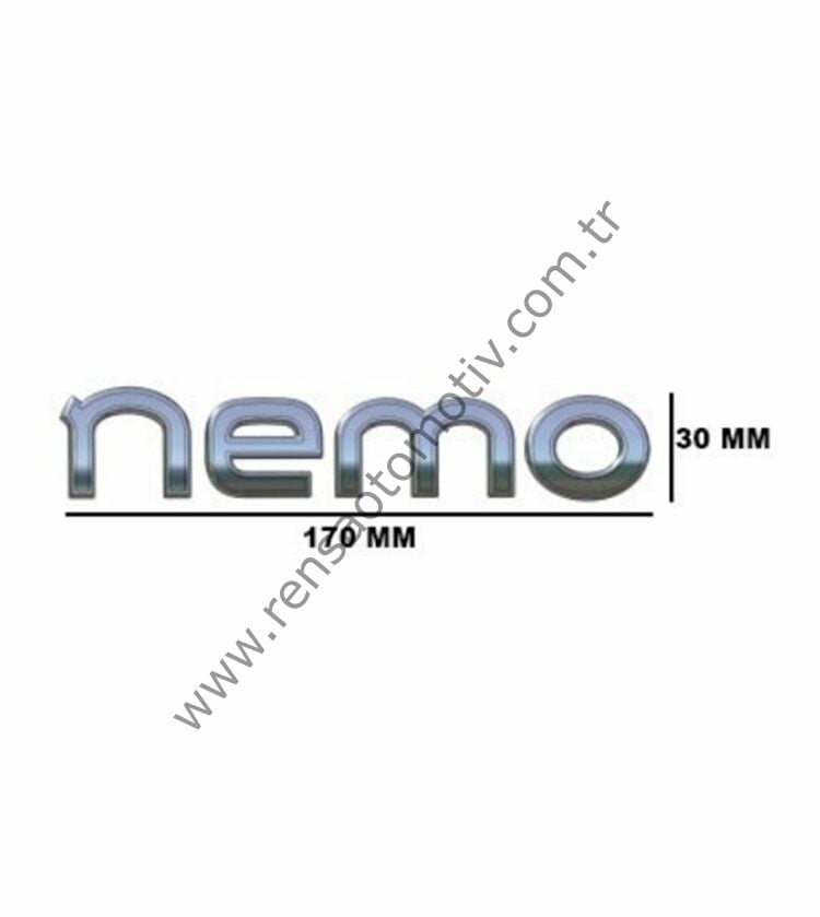 ARKA BAGAJ YAZI CITROEN NEMO (NİKEL) ''nemo''