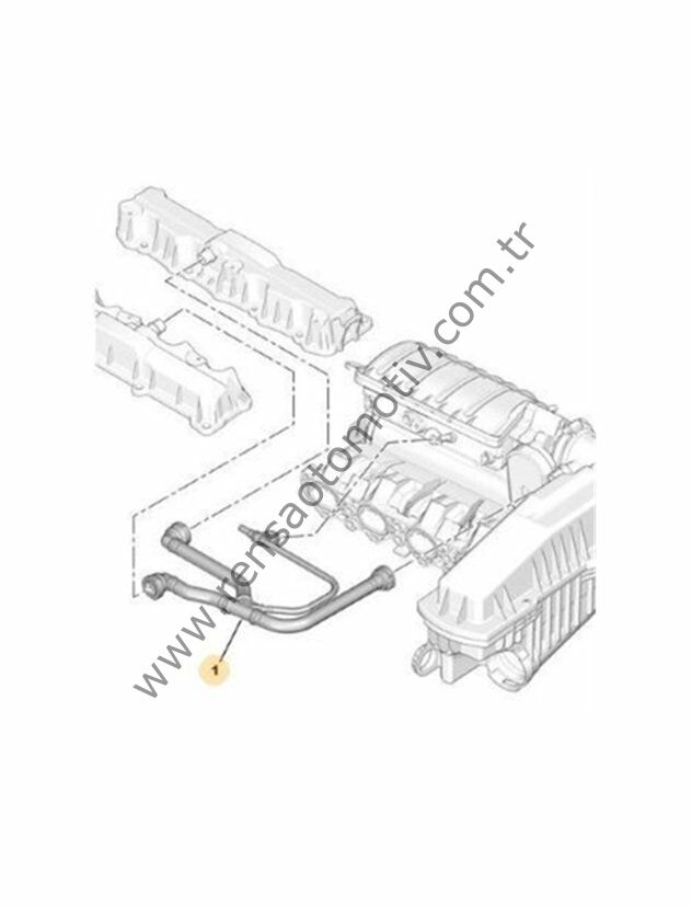 YAĞ BUHAR HORTUMU 206 207 208 301 307 308 PARTNER C2 C3 C4 XSARA II 1.6 16V BERLINGO TU5JP4