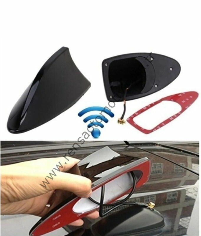 ANTEN BALIK SIRTI ELEKTRONİK JAWS YAPIŞMA SİYAH