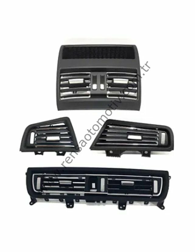 KLİMA KALORIFER IZGARASI DİFİZÖR (4'LÜ SET TAKIM SİYAH) BMW F10 +LCI
