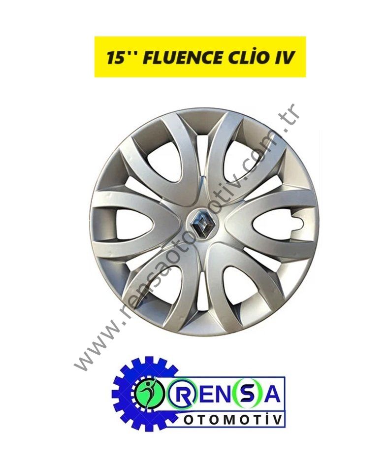 JANT KAPAK 15'' inç TAKIM (4 ADET) RENAULT FLUENCE CLİO IV