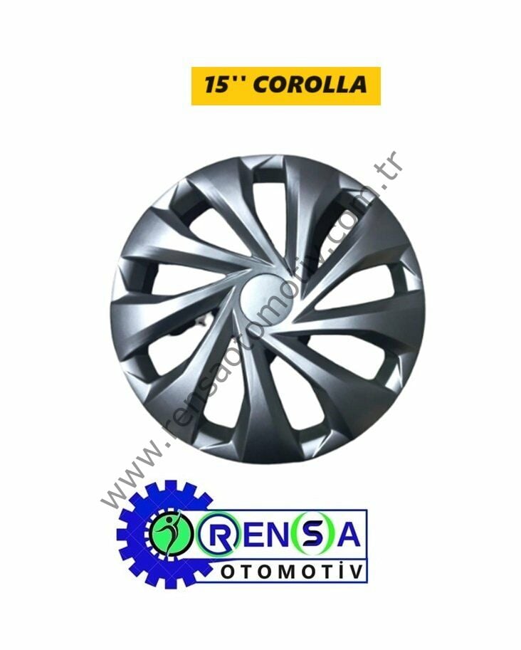JANT KAPAK 15'' inç TAKIM (4 ADET) TOYOTA COROLLA 2013>