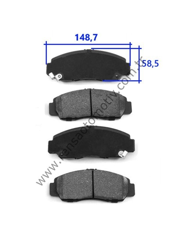 FREN BALATA ÖN HONDA CIVIC 1.4 1.6 1.8 FD6 FB7 FRV 06-