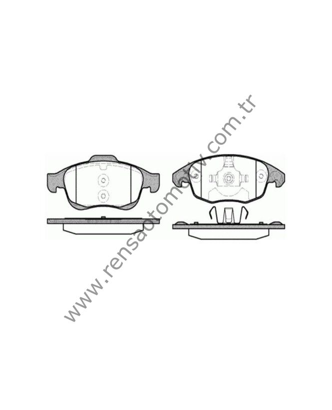 FREN BALATA ÖN PEUGEOT PARTNER TEPEE 08- 308 5008 09- CITROEN BERLİNGO III 08- C4 09- DS4 11-