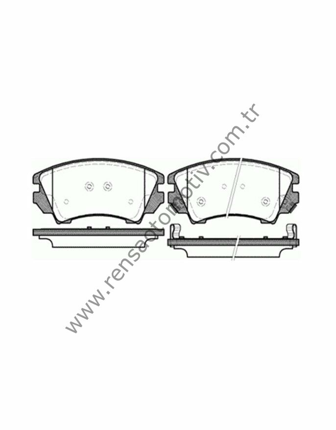 FREN BALATA ÖN OPEL ASTRA J 09- CASCADA 13- INSIGNIA 08- ZAFIRA C 11- MALIBU 12-