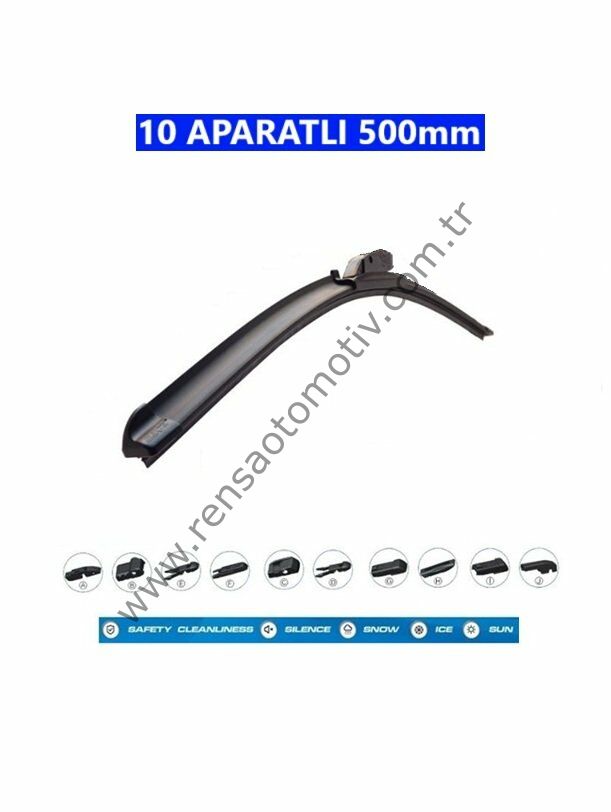 SİLECEK SÜPÜRGESİ 10 APARATLI MUZ TİPİ 20'' 500mm