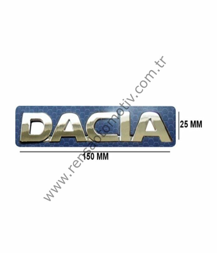 ARKA BAGAJ YAZI DACIA
